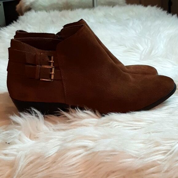 SAM ELDERMAN suede ankle boots zip 8 M‎ - Picture 2 of 11
